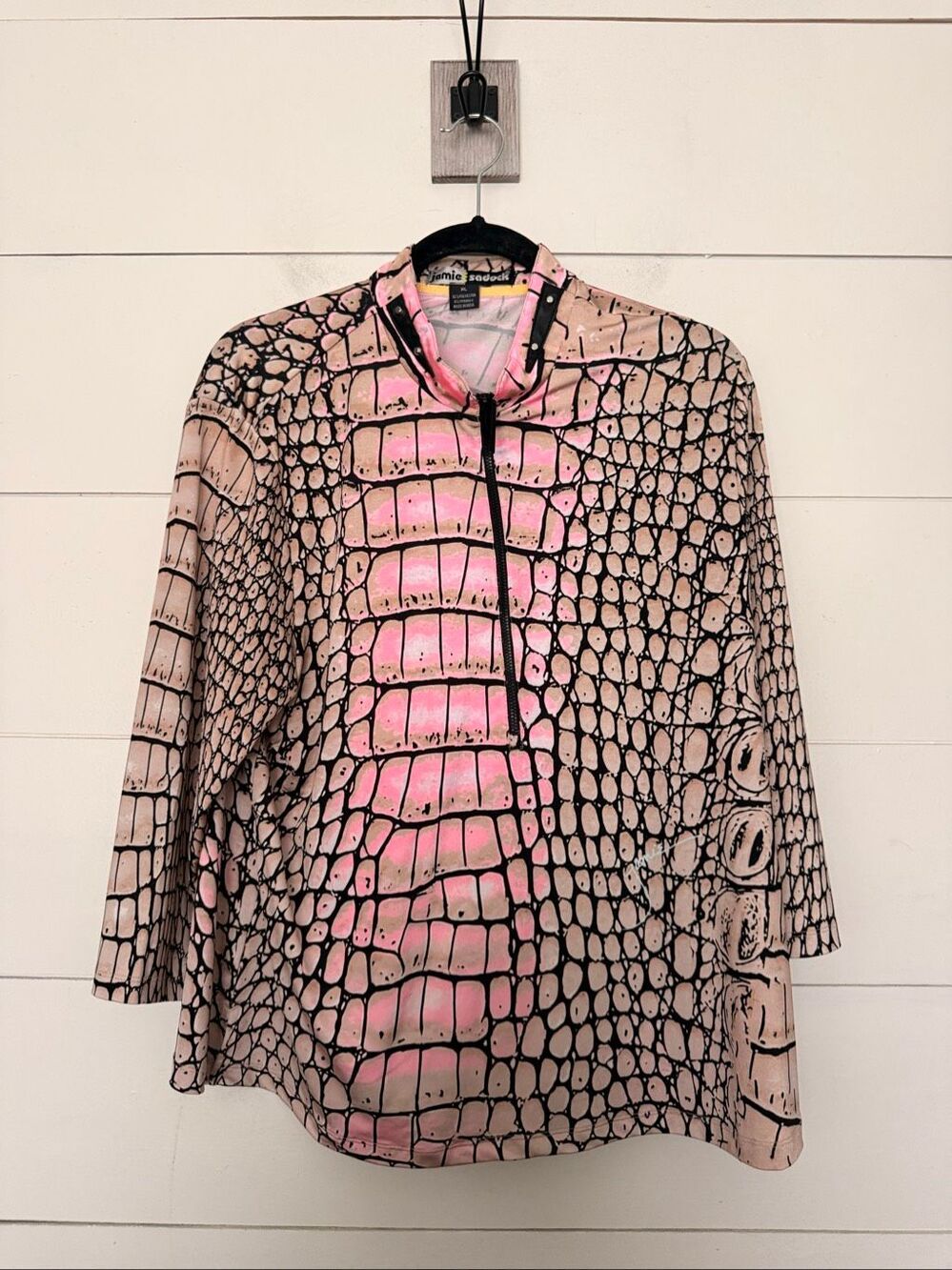 Jamie Sadock Women’s XL Patterned 3/4 Sleeve Pullover Athletic